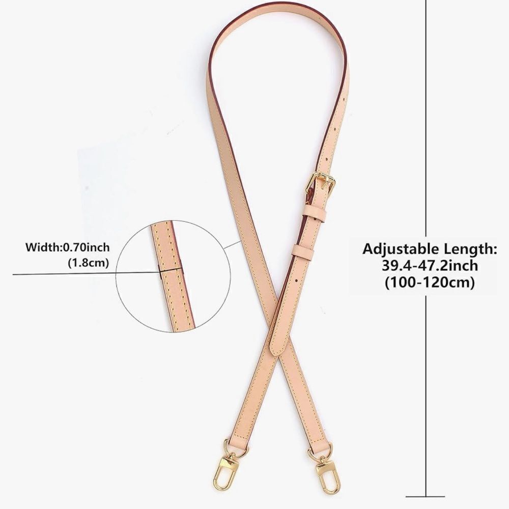 Leather Replacement Crossbody Bags Strap Shoulder Strap for Speedy